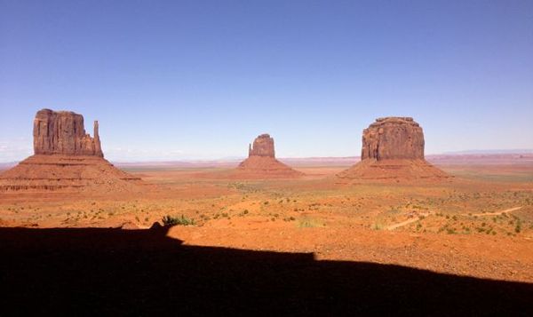 Monument Valley from our hotel room...