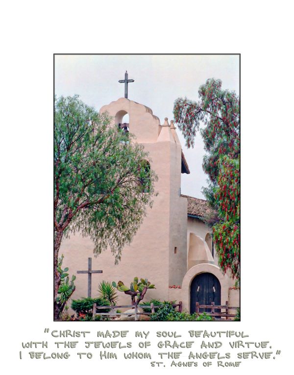 California Mission Santa Ines...