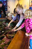 Visitors exploring the "Touch Tank" at the Oregon ...