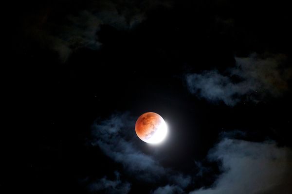 eclipsed moon and uranus...