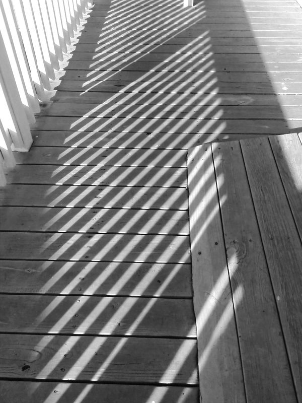the middle lines were the subject, shadows framing...