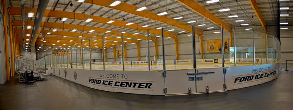 Ford Ice Center Hockey Arena  LEED Certified Metal building