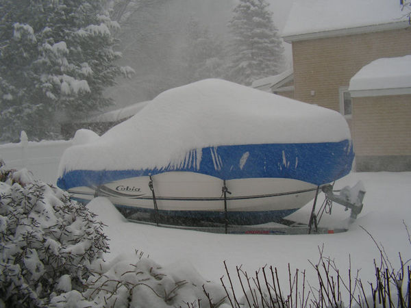 1. My boat waiting for spring...