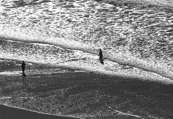 Surf fishing (converted to B&W)...