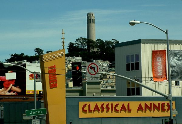 Coit Tower was built in 1933, using Lillie Hitchco...