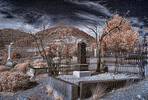 Virginia City, Nevada Cemetery in Infrared...