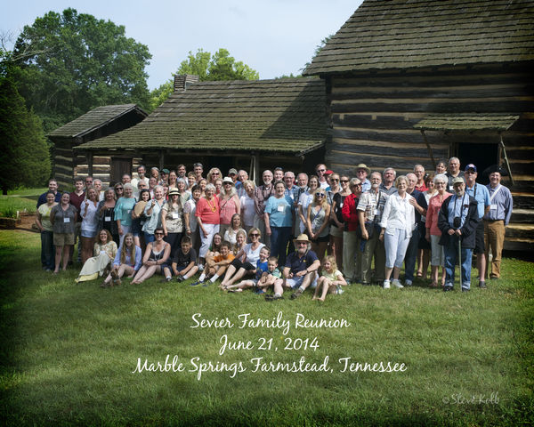Sevier Family Reunion, Marble Springs, TN...