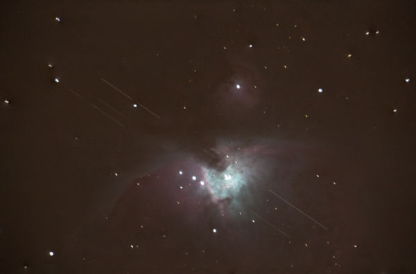 Orion Nebula 32 photo stack...