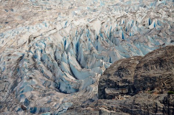 Mendenhall glacier close up....