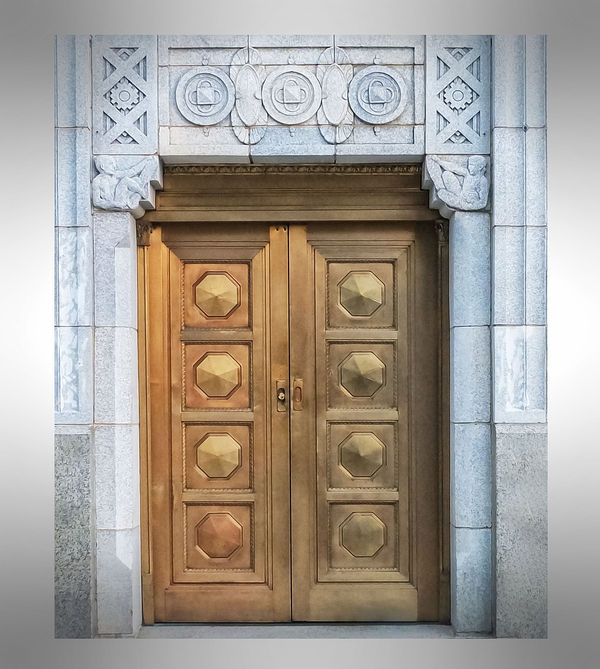 High Key - Bronze Doors...