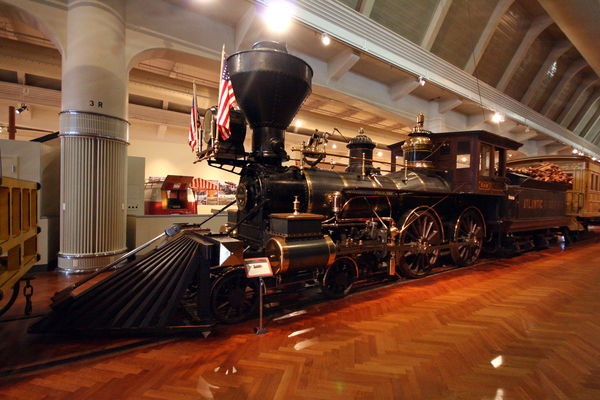 Atlantic & Gulf 4-4-0 locomotive built in 1858 by ...