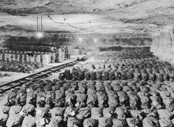 1,600 feet underground, Nazis hid 7,000 bags of go...