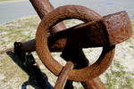 Oxidized anchor in the Outer Banks, North Carolina...