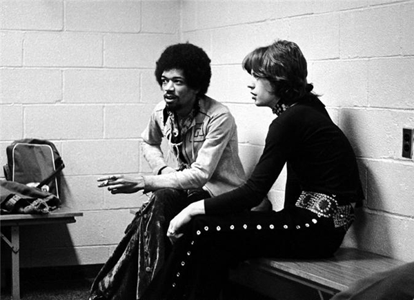 Jimmy Hendrix & Mick Jagger, NY 1969 (are they in ...
