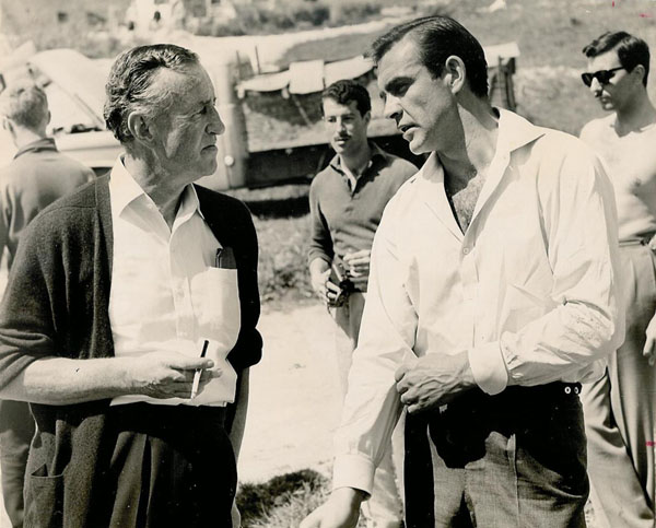 Ian Fleming and Sean Connery (Is this really Bond?...