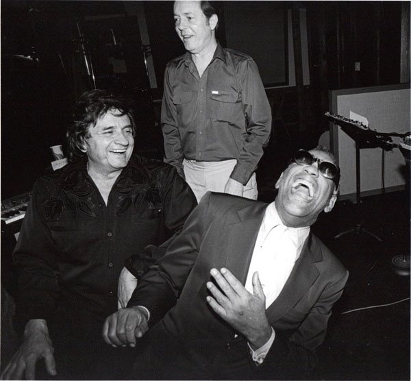 Johnny Cash and Ray Charles...