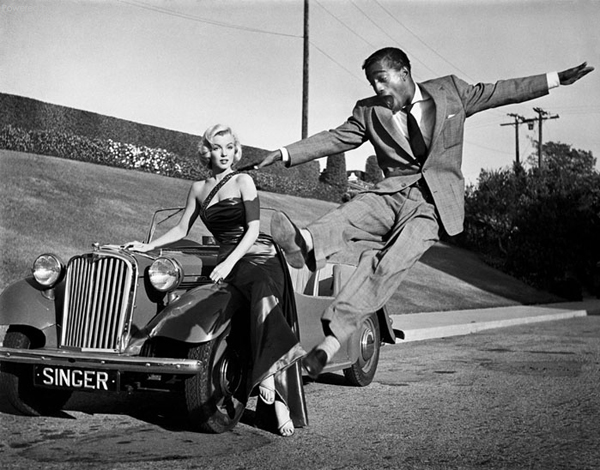 Marilyn Monroe and Sammy Davis Jr....