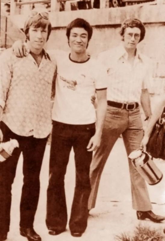 Chuck Norris and Bruce Lee (can't believe this one...