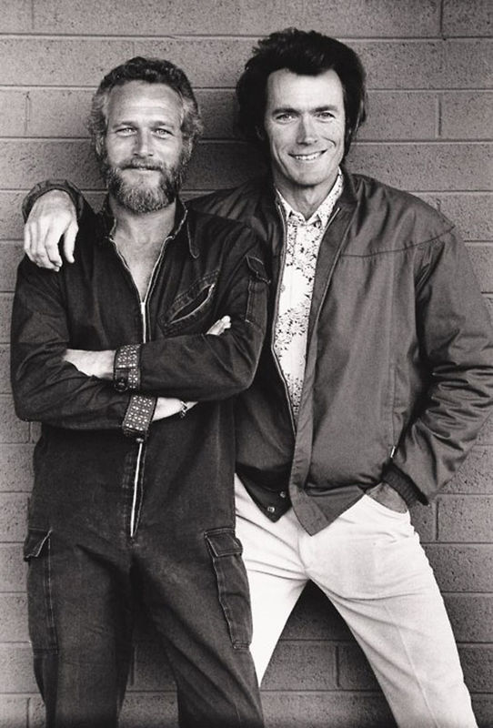 Paul Newman and Clint Eastwood...