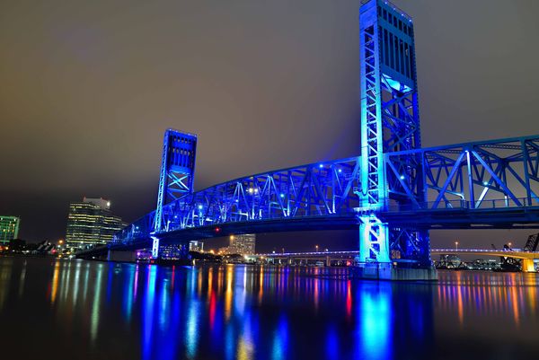 Blue bridge...