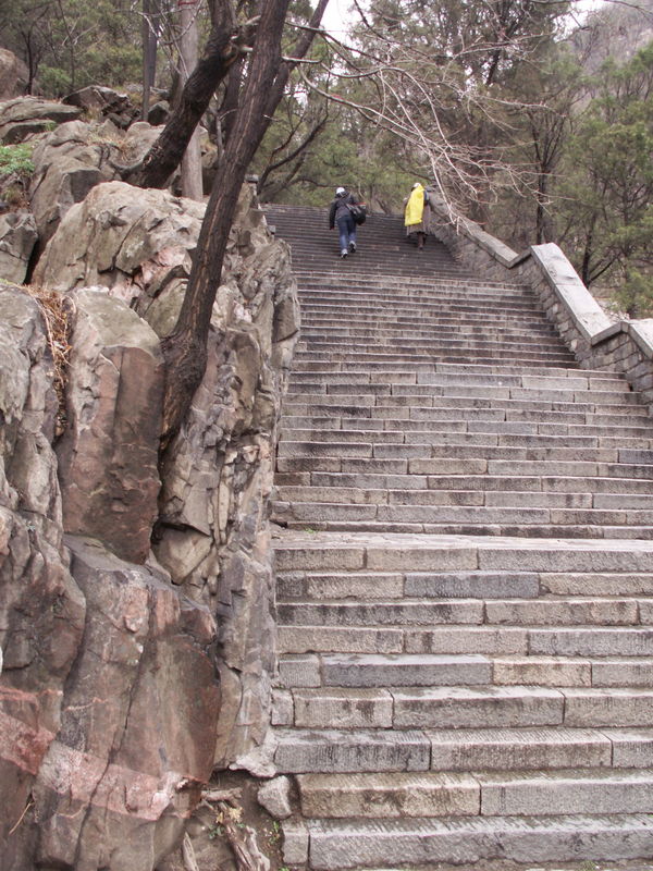 Stairway at Taishan, China...