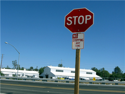Stop sign for liberals?...