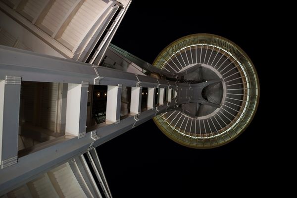 Space needle at night...