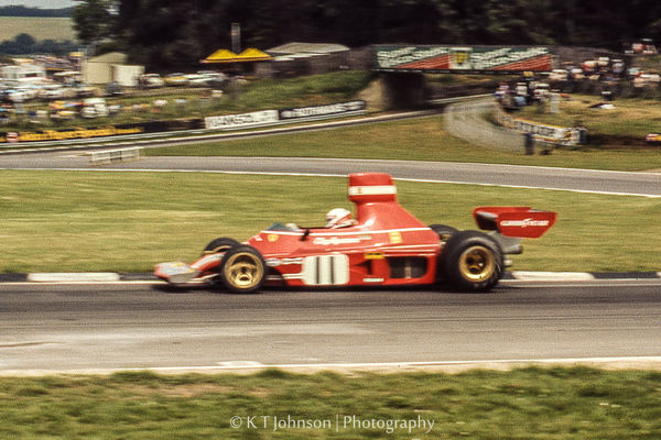 Regazzoni's Ferrari...