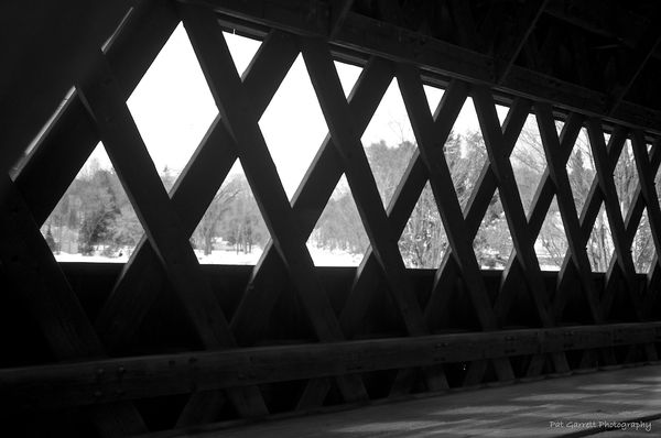 Covered bridge in Woodstock, VT...