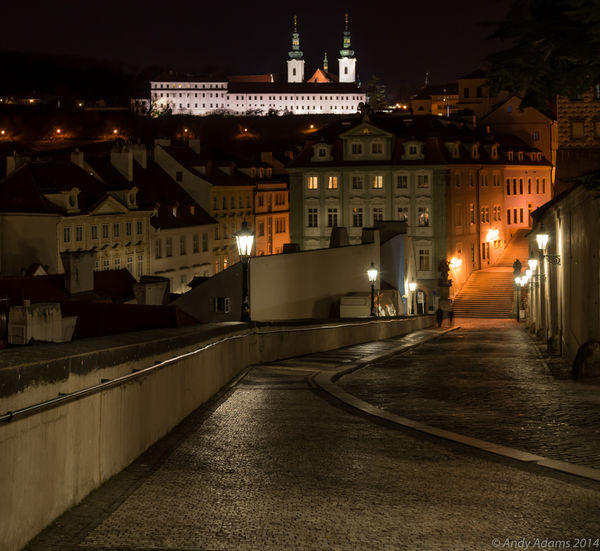 Prague Castle walkway...