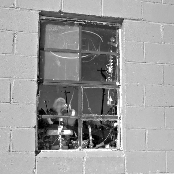 A look in the window at the Old Fire Station; now ...