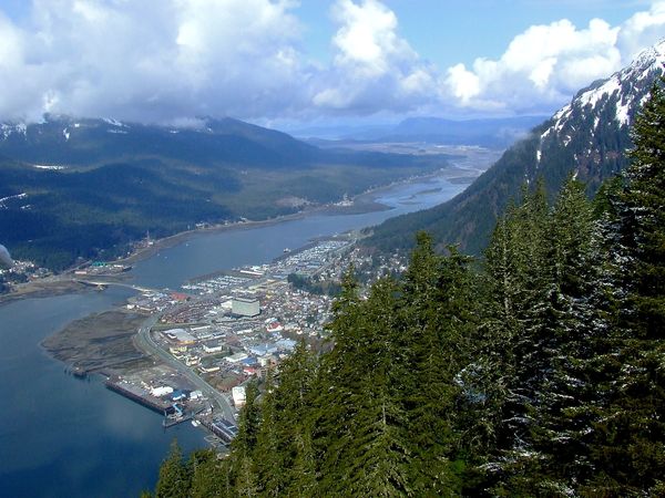 Juneau Harbor from Mount Rogers...