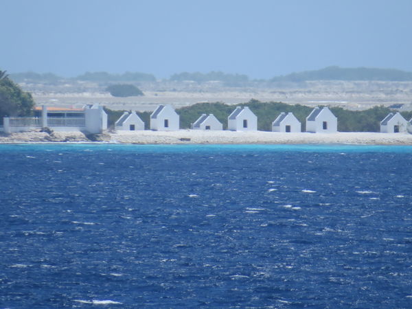 Huts used by slaves in Bonaire...