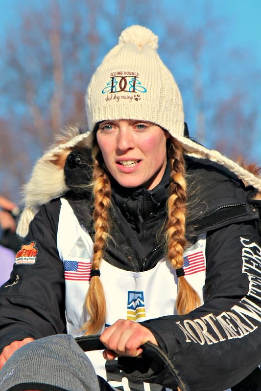Kristy Berington, the other twin sister musher...