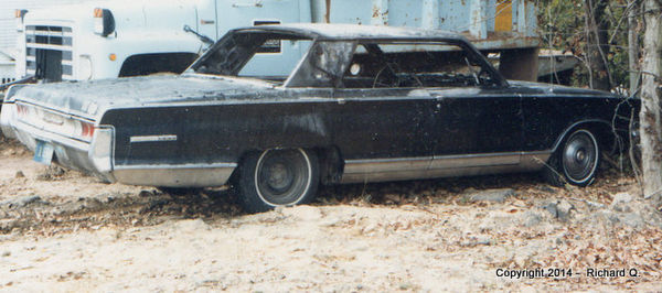 Burned out 1965 Chrysler New Yorker in 1985...