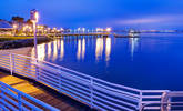 Coronado Ferry Landing, CA 6.40 AM. This is and HD...