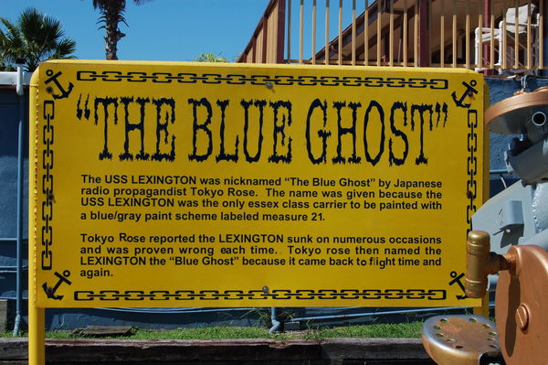 Uss Lexington "The Blue Ghost"...