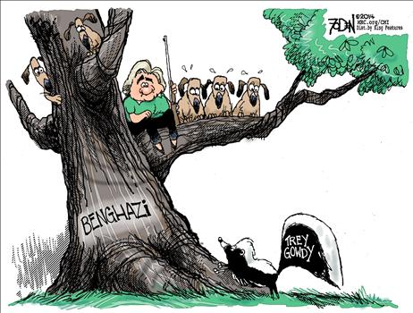 der Hildebeeste "Up a Tree" on Benghazi...