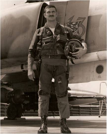This is Bob "BC" Connelly, just before a mission, ...