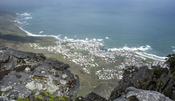 From the top of Table mountain...