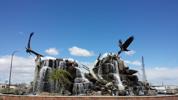 Eagle Sculpture in Idaho Falls...