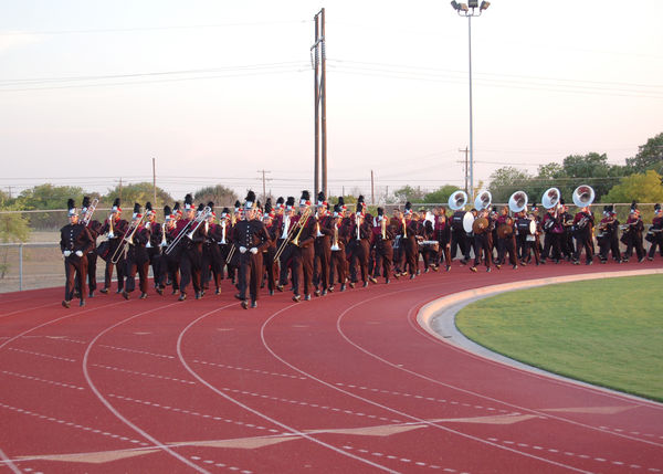 Our Lockhart "Roaring Lion High School Band", my d...