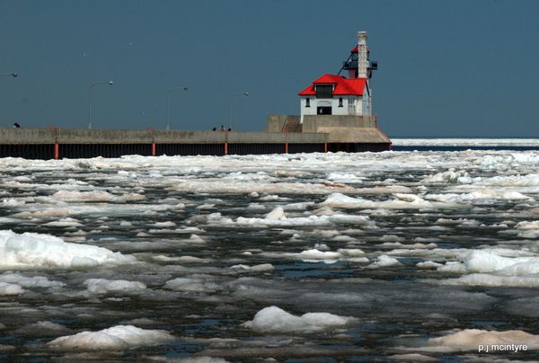 Late May Ice in Duluth...