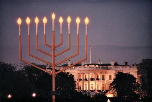 I don't see it as appropriate to place a menorah i...