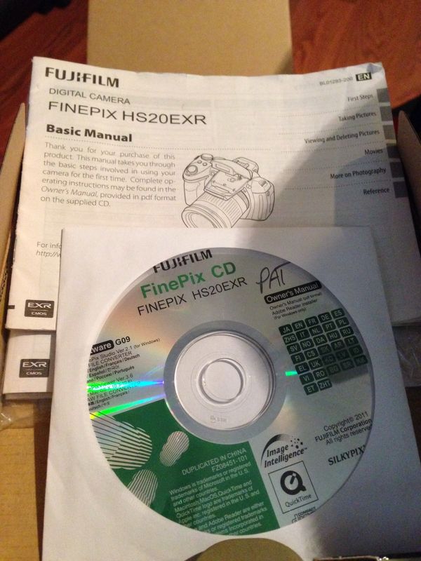 Finepix Instruction booklet/software...