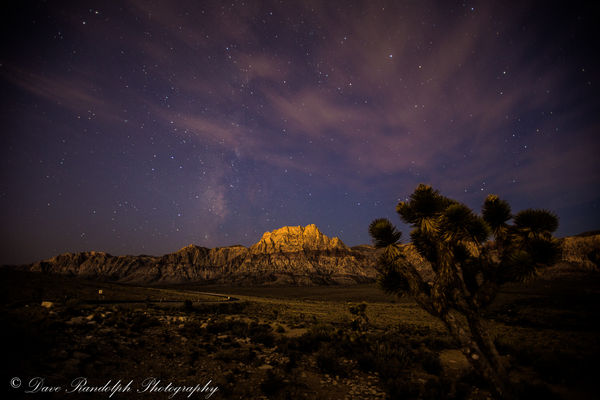 Milky way over Red Rock Canyon...