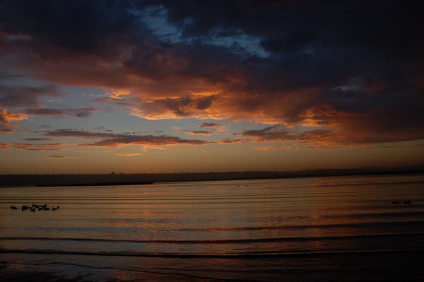 Sunrise over Mission Bay, San Diego...