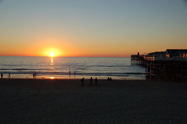 Sunset by Chrystal Pier, San Diego, CA...