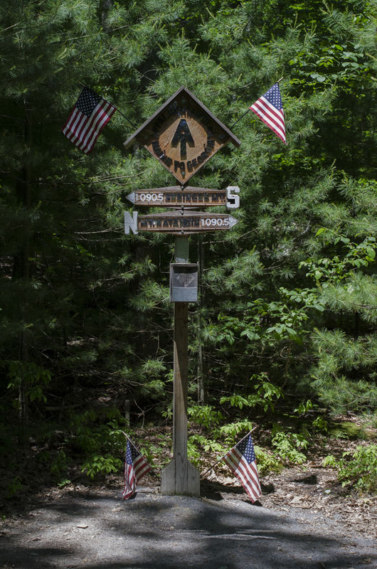 Half way point on the Appalachian Trail...