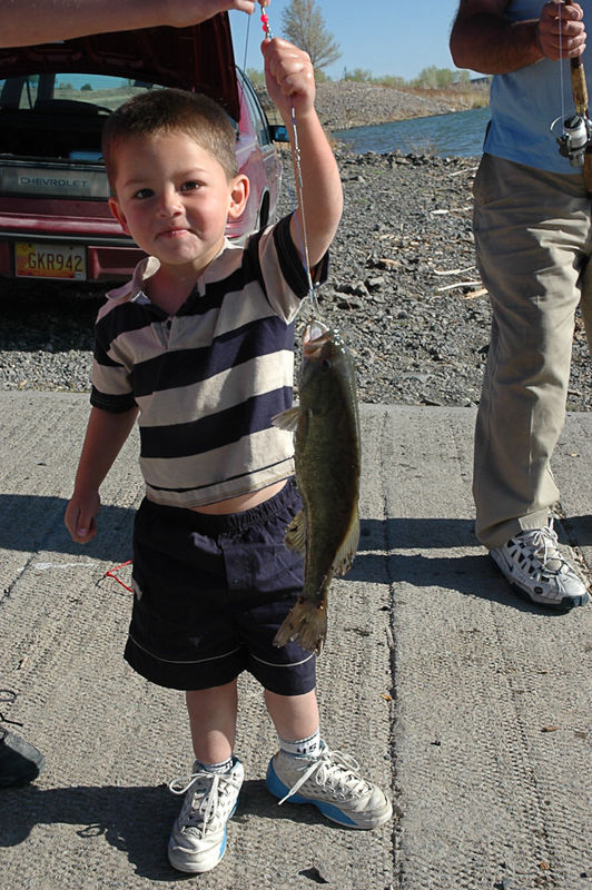 It shows on his face...first caught fish...